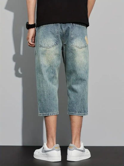 Męskie Szorty Dżinsowe do Kolan