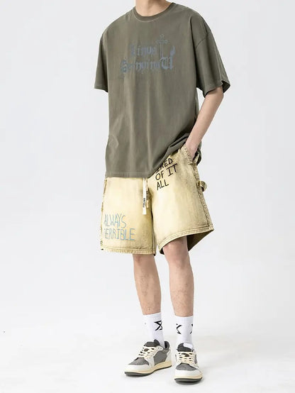 Męskie Szorty z Sznurkiem w Pasie